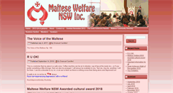 Desktop Screenshot of maltesewelfare.com.au