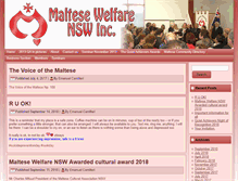 Tablet Screenshot of maltesewelfare.com.au